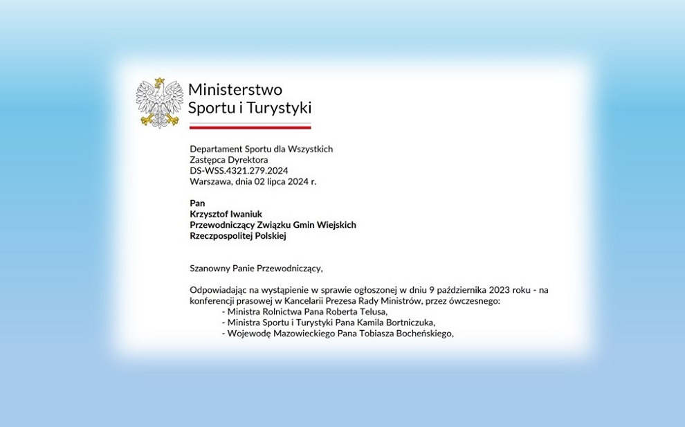 Odpowiedź ministerstwa w sprawie bonusów frekwencyjnych