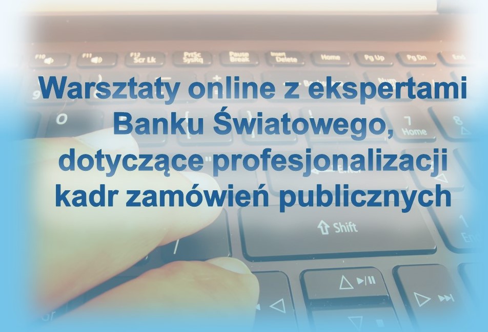 Warsztaty online dotyczące profesjonalizacji kadr zamówień publicznych