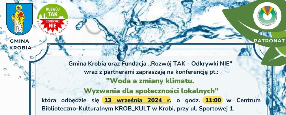 Woda a zmiany klimatu