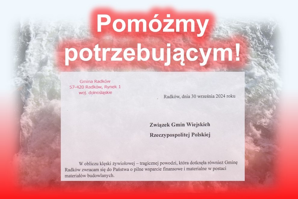 Potrzebna pomoc dla Miasta i Gminy Radków!