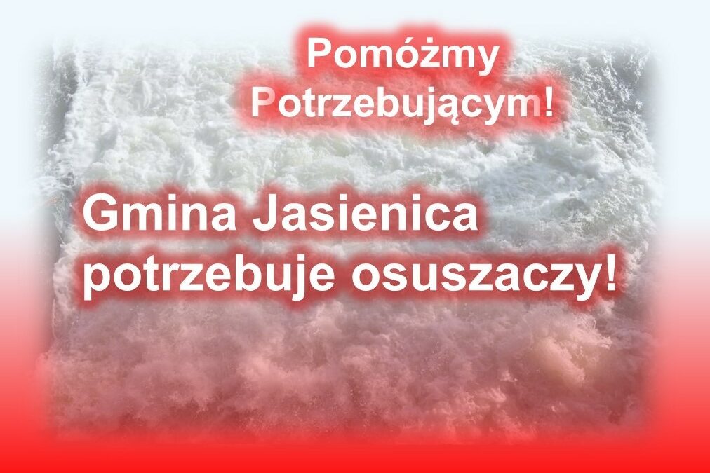 Gmina Jasienica potrzebuje osuszaczy!